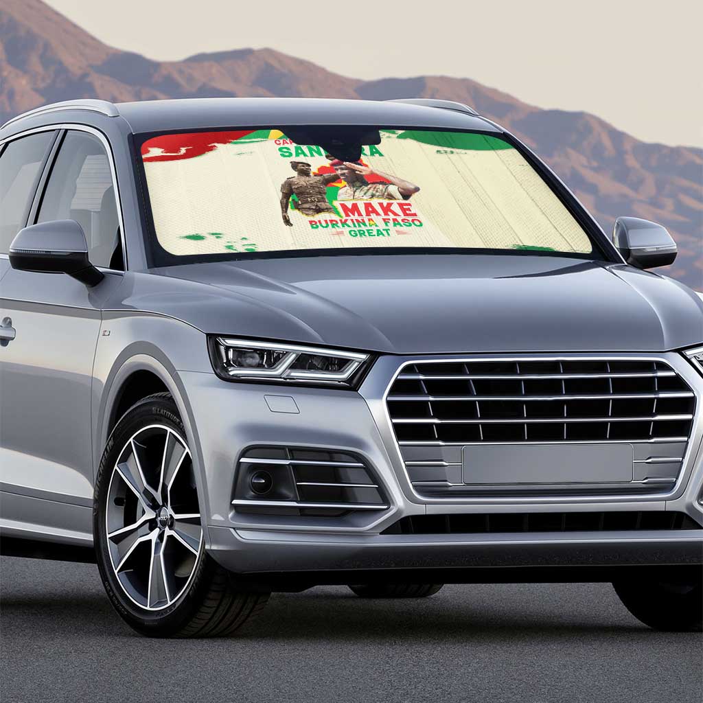 Thomas Sankara Auto Sun Shade Make Burkina Faso Great