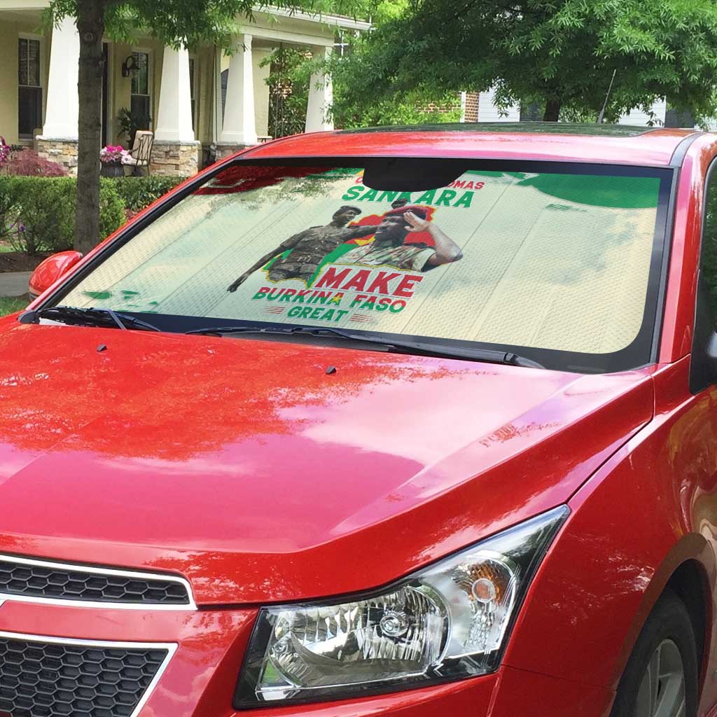 Thomas Sankara Auto Sun Shade Make Burkina Faso Great