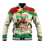 Thomas Sankara Baseball Jacket Make Burkina Faso Great