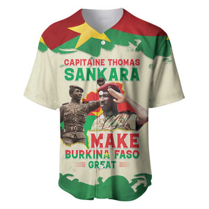 Thomas Sankara Baseball Jersey Make Burkina Faso Great