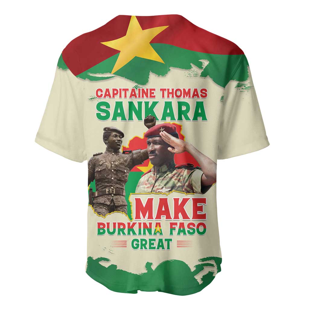 Thomas Sankara Baseball Jersey Make Burkina Faso Great
