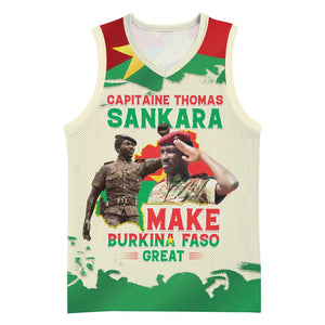 Thomas Sankara Basketball Jersey Make Burkina Faso Great