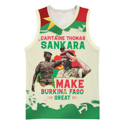 Thomas Sankara Basketball Jersey Make Burkina Faso Great