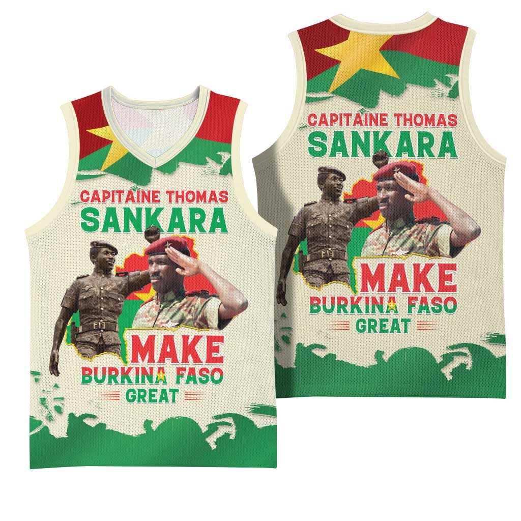 Thomas Sankara Basketball Jersey Make Burkina Faso Great