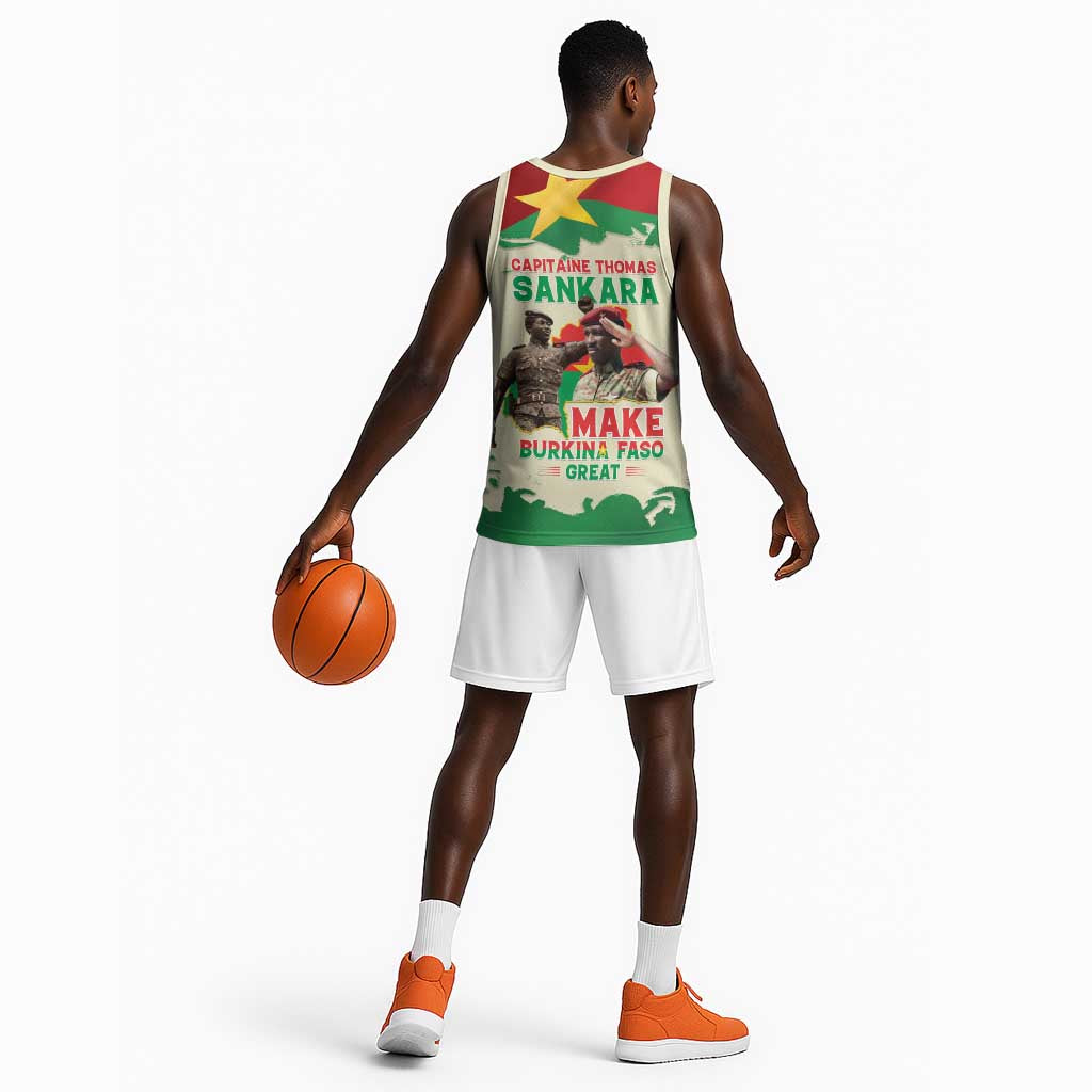 Thomas Sankara Basketball Jersey Make Burkina Faso Great