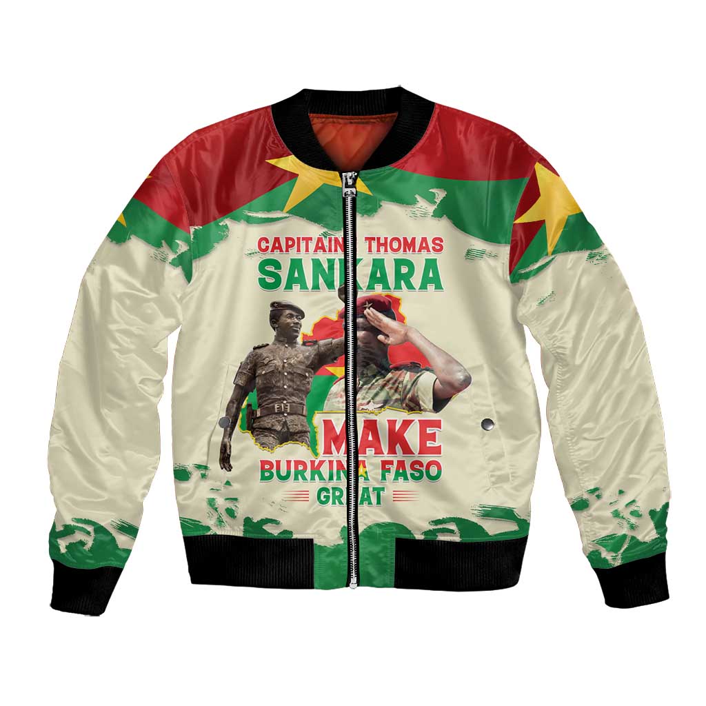 Thomas Sankara Bomber Jacket Make Burkina Faso Great