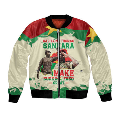 Thomas Sankara Bomber Jacket Make Burkina Faso Great