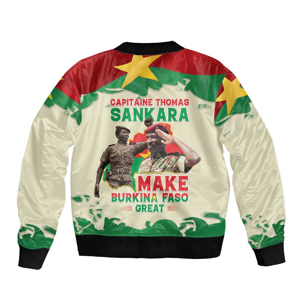 Thomas Sankara Bomber Jacket Make Burkina Faso Great