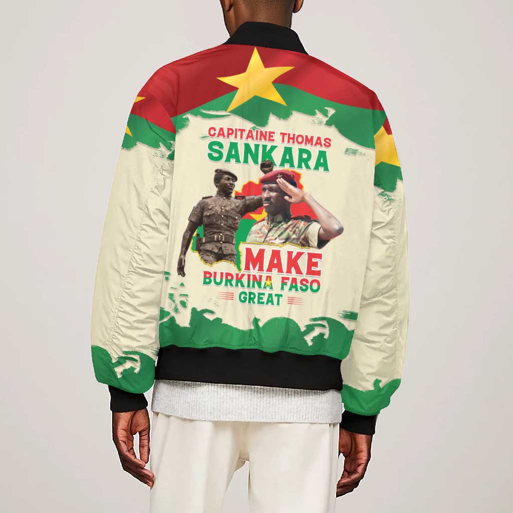 Thomas Sankara Bomber Jacket Make Burkina Faso Great