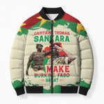 Thomas Sankara Bomber Puffer Jacket Make Burkina Faso Great