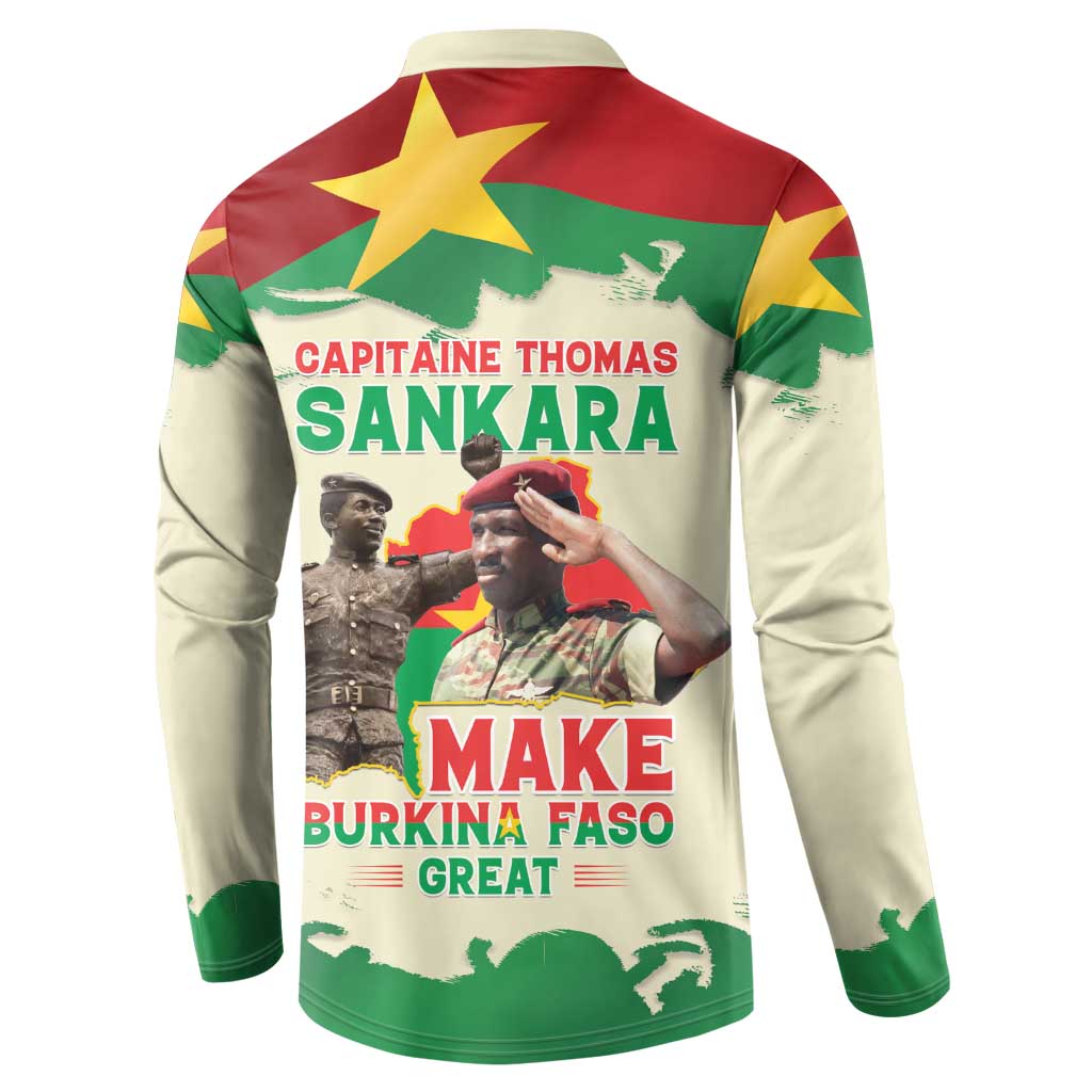 Thomas Sankara Button Sweatshirt Make Burkina Faso Great