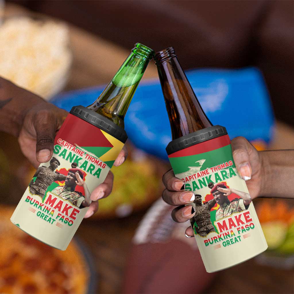 Thomas Sankara 4 in 1 Can Cooler Tumbler Make Burkina Faso Great