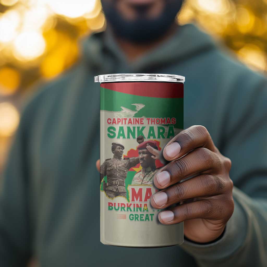 Thomas Sankara 4 in 1 Can Cooler Tumbler Make Burkina Faso Great