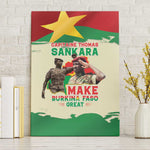 Thomas Sankara Canvas Wall Art Make Burkina Faso Great