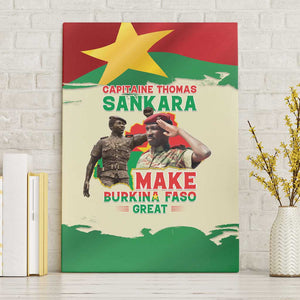 Thomas Sankara Canvas Wall Art Make Burkina Faso Great