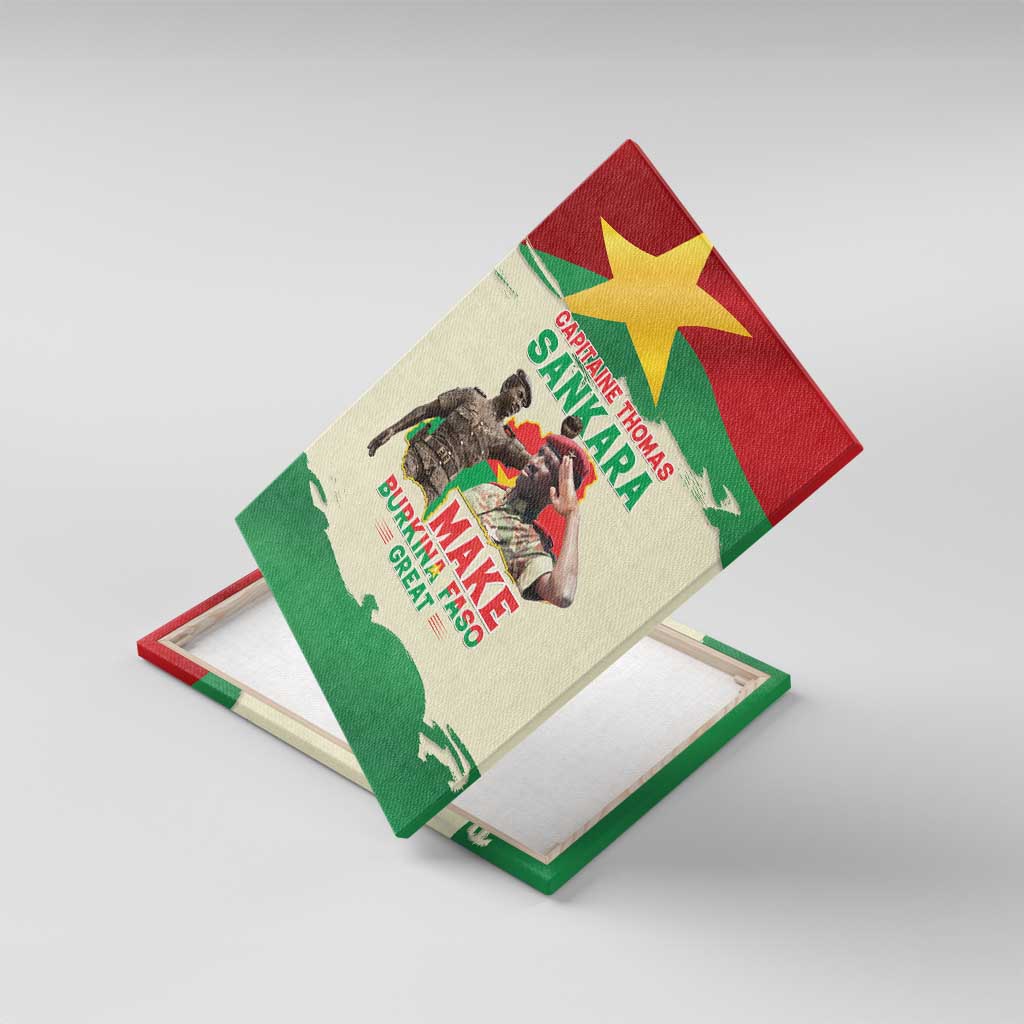 Thomas Sankara Canvas Wall Art Make Burkina Faso Great