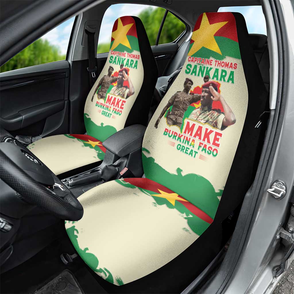 Thomas Sankara Car Seat Cover Make Burkina Faso Great