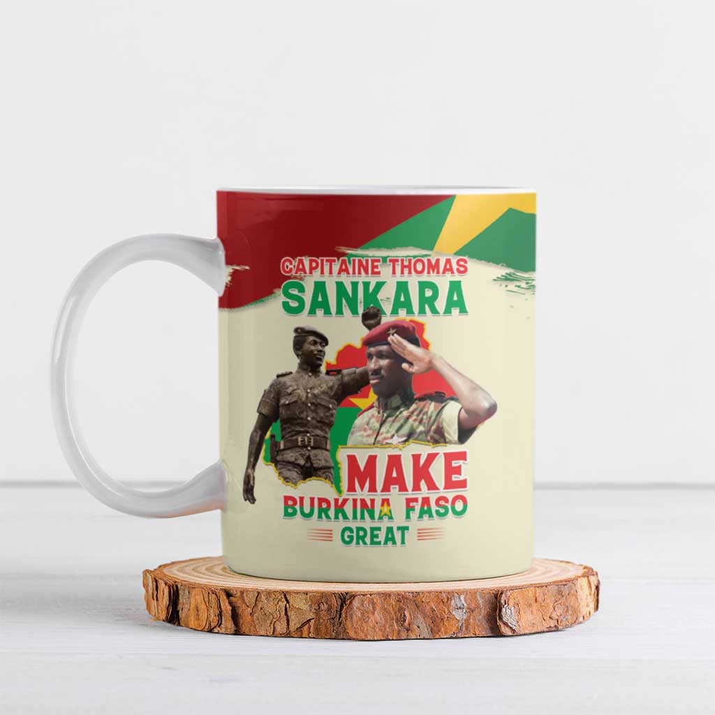 Thomas Sankara Ceramic Mug Make Burkina Faso Great