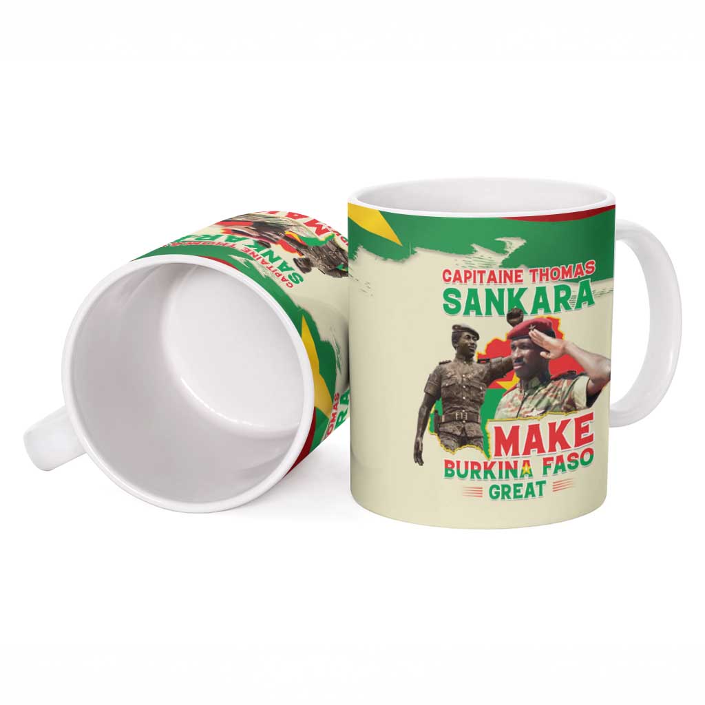 Thomas Sankara Ceramic Mug Make Burkina Faso Great