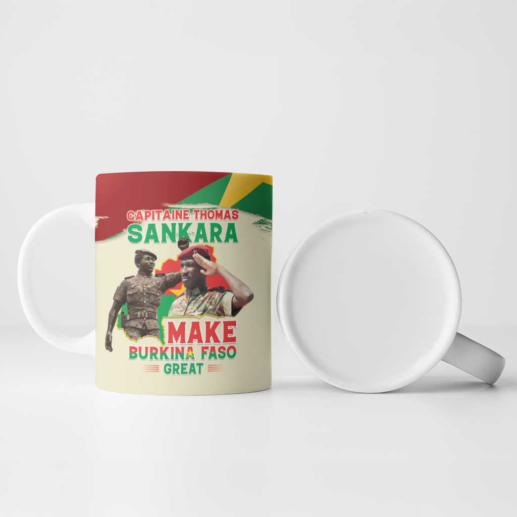 Thomas Sankara Ceramic Mug Make Burkina Faso Great