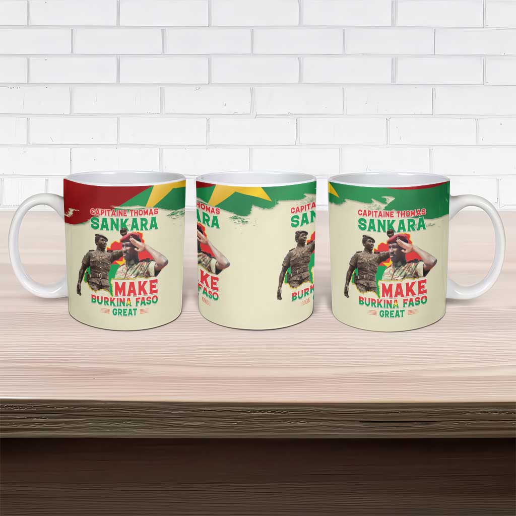 Thomas Sankara Ceramic Mug Make Burkina Faso Great