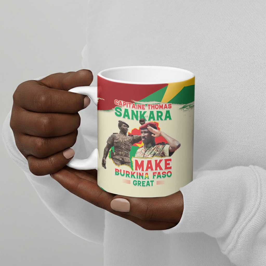 Thomas Sankara Ceramic Mug Make Burkina Faso Great
