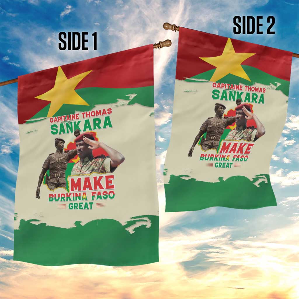 Thomas Sankara Garden Flag Make Burkina Faso Great