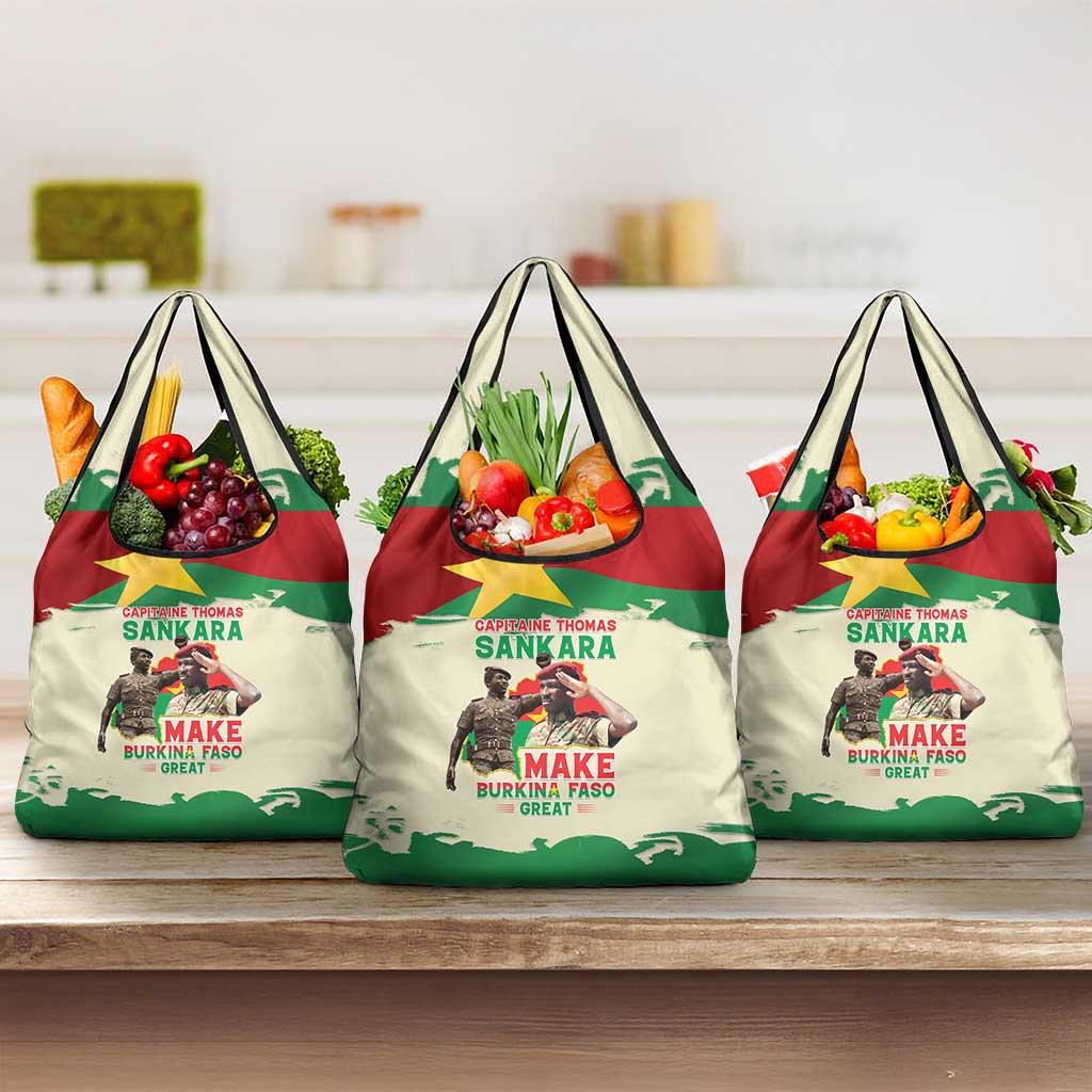Thomas Sankara Grocery Bag Make Burkina Faso Great