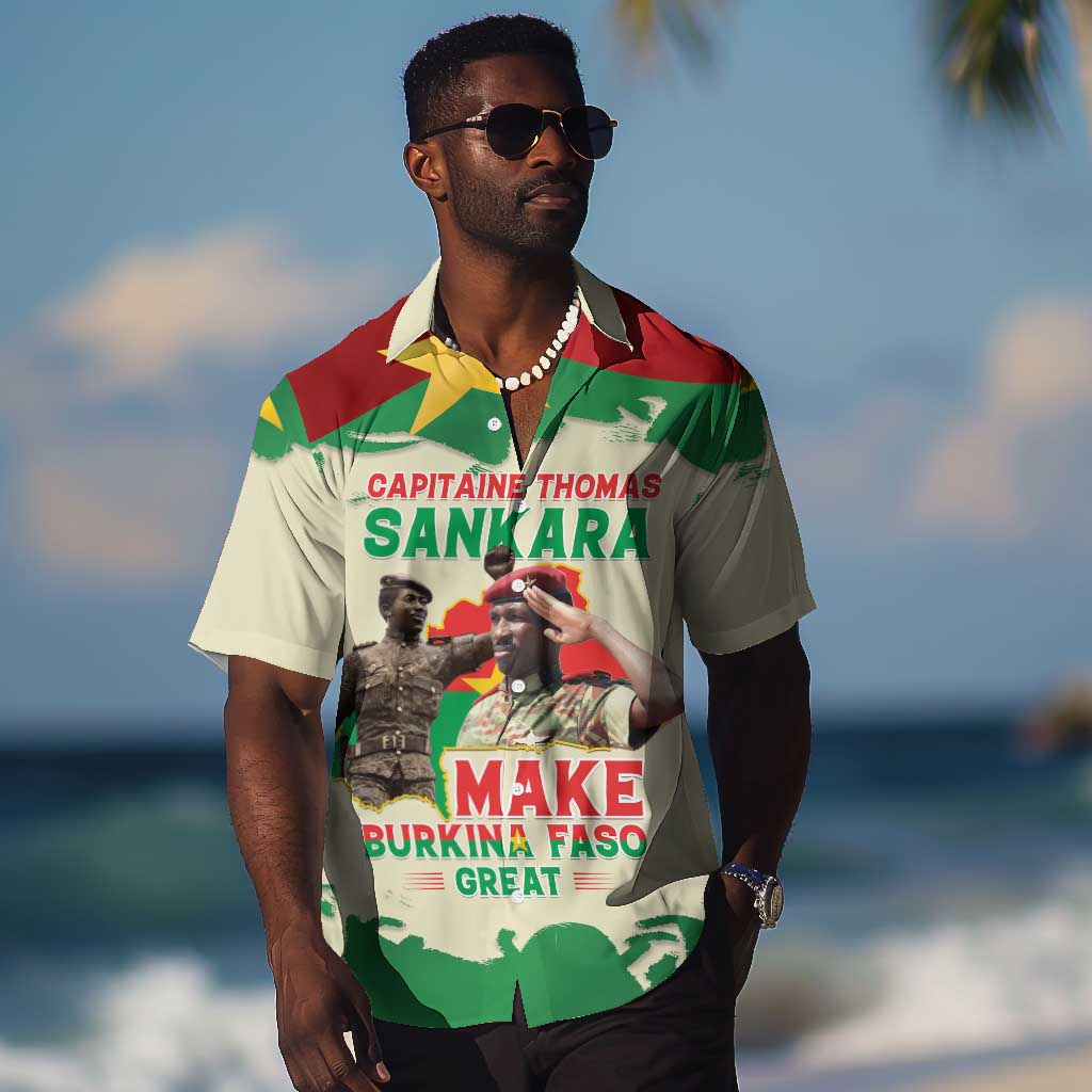 Thomas Sankara Hawaiian Shirt Make Burkina Faso Great