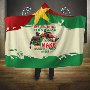 Thomas Sankara Hooded Blanket Make Burkina Faso Great