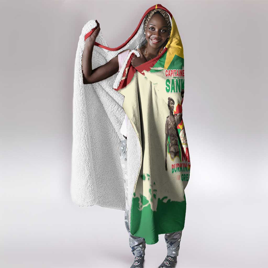Thomas Sankara Hooded Blanket Make Burkina Faso Great