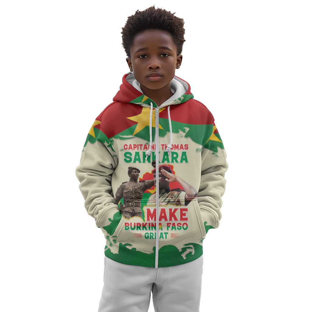 Thomas Sankara Kid Hoodie Make Burkina Faso Great