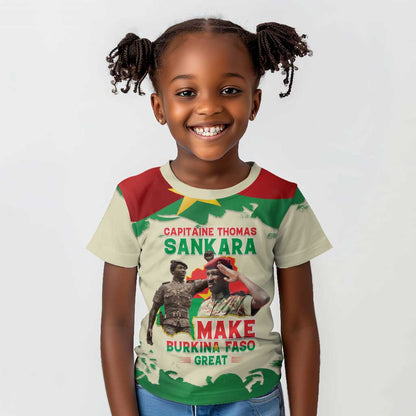 Thomas Sankara Kid T shirt Make Burkina Faso Great
