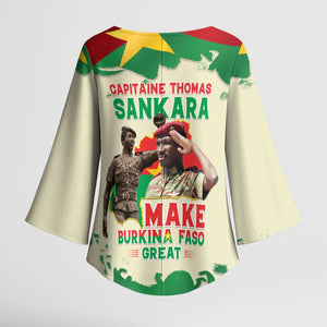 Thomas Sankara Kimono Sleeve Blouse Make Burkina Faso Great