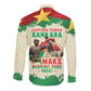 Thomas Sankara Long Sleeve Button Shirt Make Burkina Faso Great