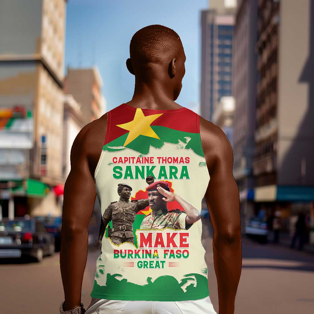 Thomas Sankara Men Tank Top Make Burkina Faso Great
