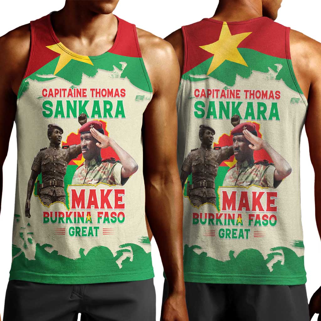 Thomas Sankara Men Tank Top Make Burkina Faso Great
