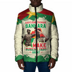 Thomas Sankara Padded Jacket Make Burkina Faso Great