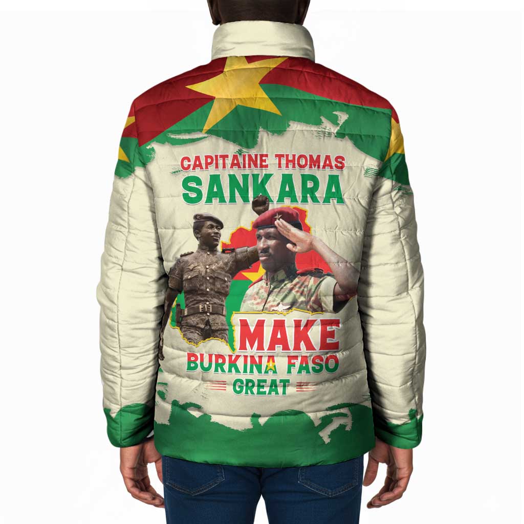 Thomas Sankara Padded Jacket Make Burkina Faso Great