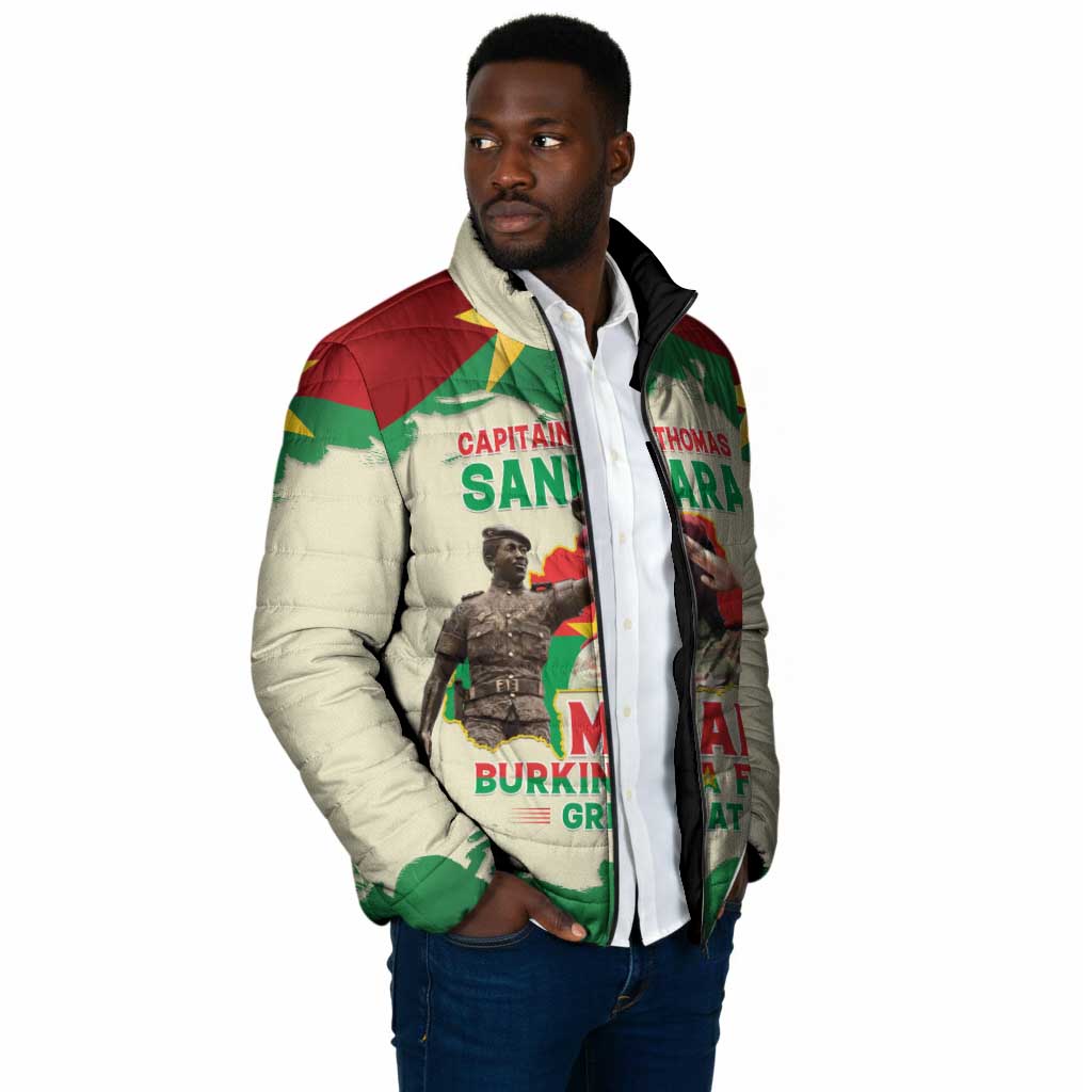 Thomas Sankara Padded Jacket Make Burkina Faso Great