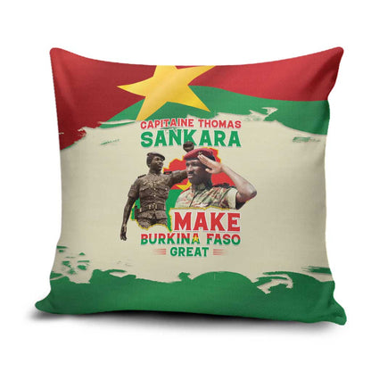 Thomas Sankara Pillow Cover Make Burkina Faso Great