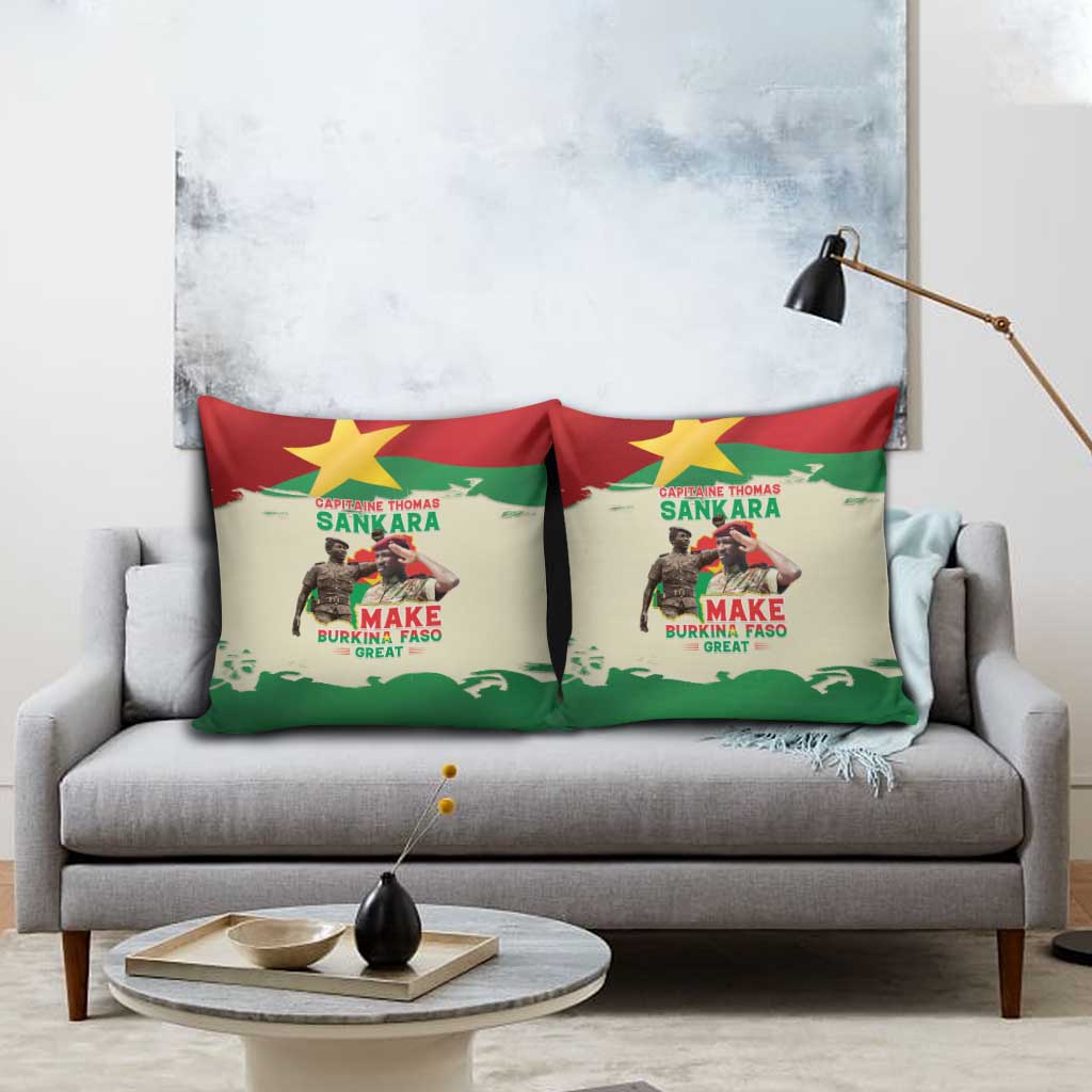 Thomas Sankara Pillow Cover Make Burkina Faso Great
