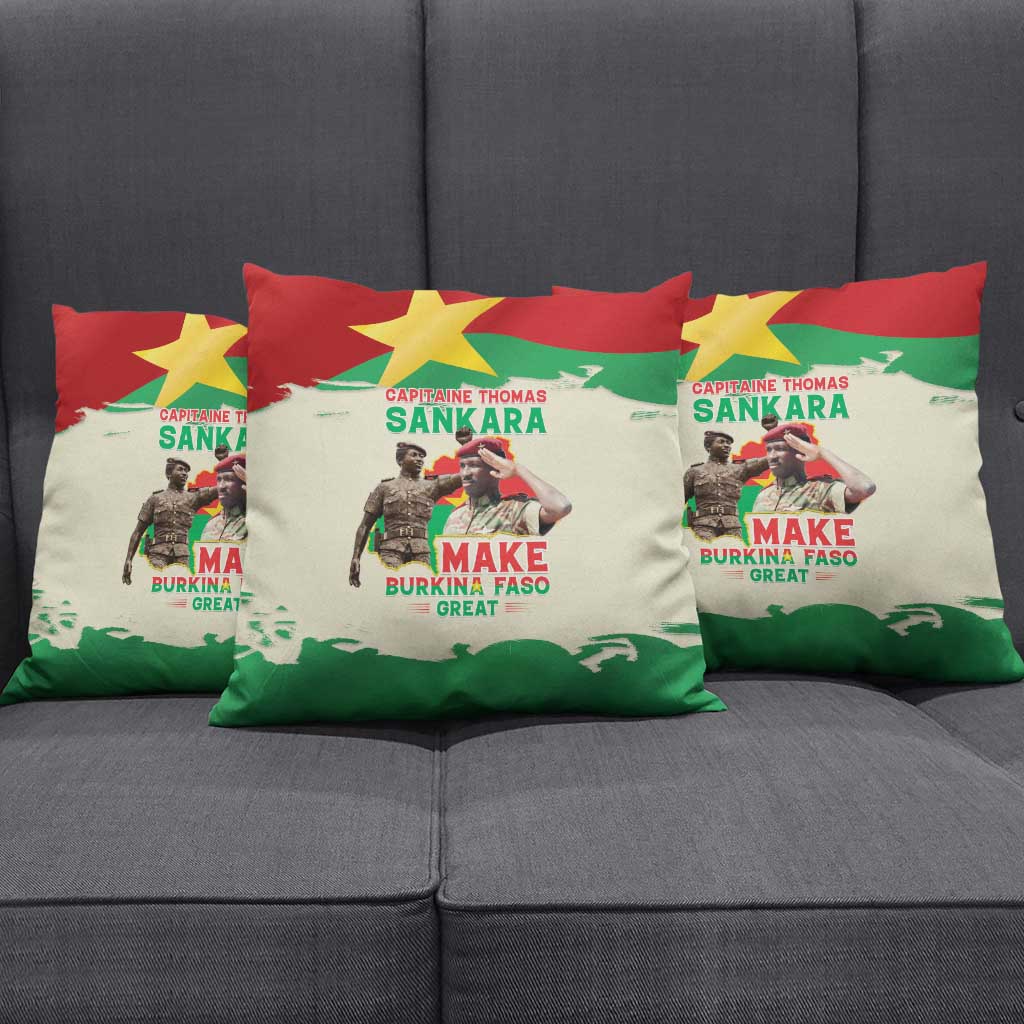 Thomas Sankara Pillow Cover Make Burkina Faso Great