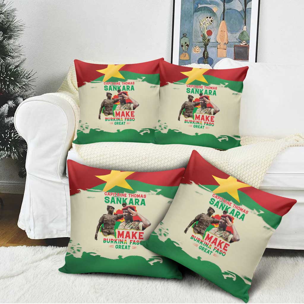 Thomas Sankara Pillow Cover Make Burkina Faso Great