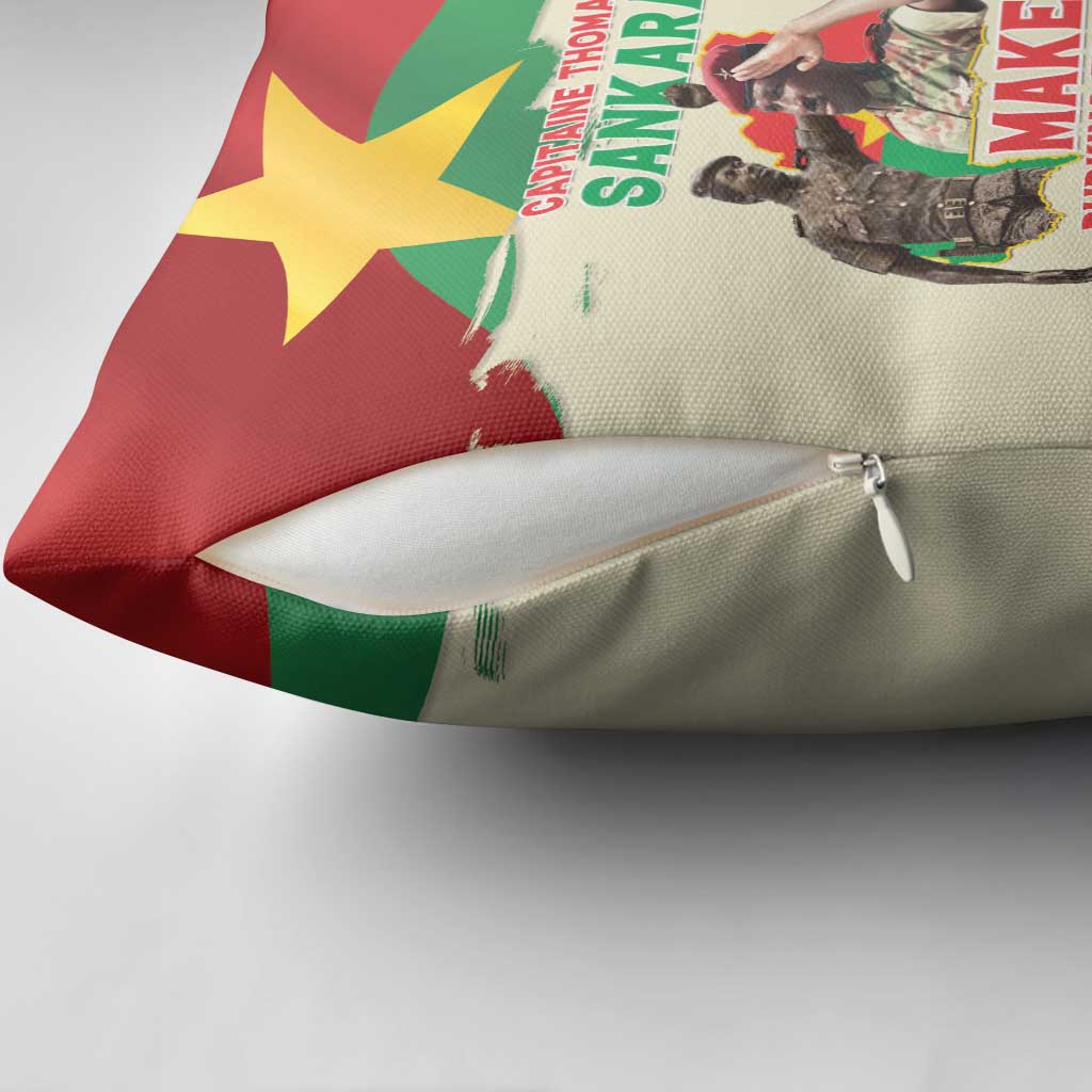 Thomas Sankara Pillow Cover Make Burkina Faso Great