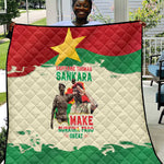 Thomas Sankara Quilt Make Burkina Faso Great