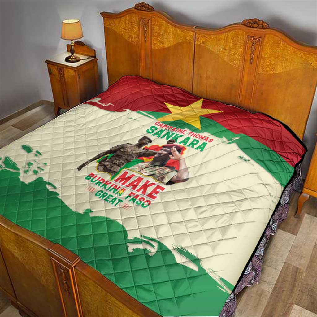 Thomas Sankara Quilt Make Burkina Faso Great