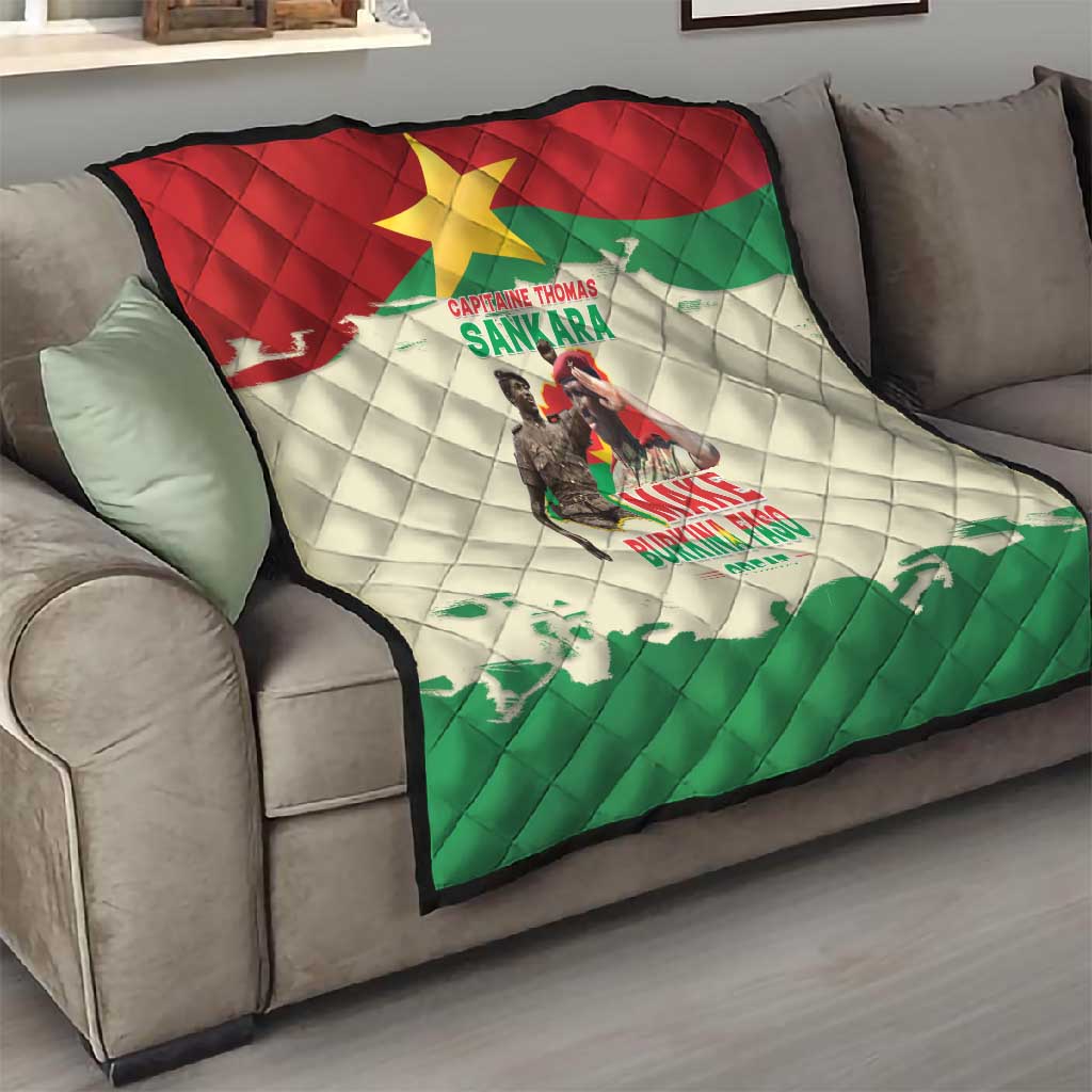 Thomas Sankara Quilt Make Burkina Faso Great
