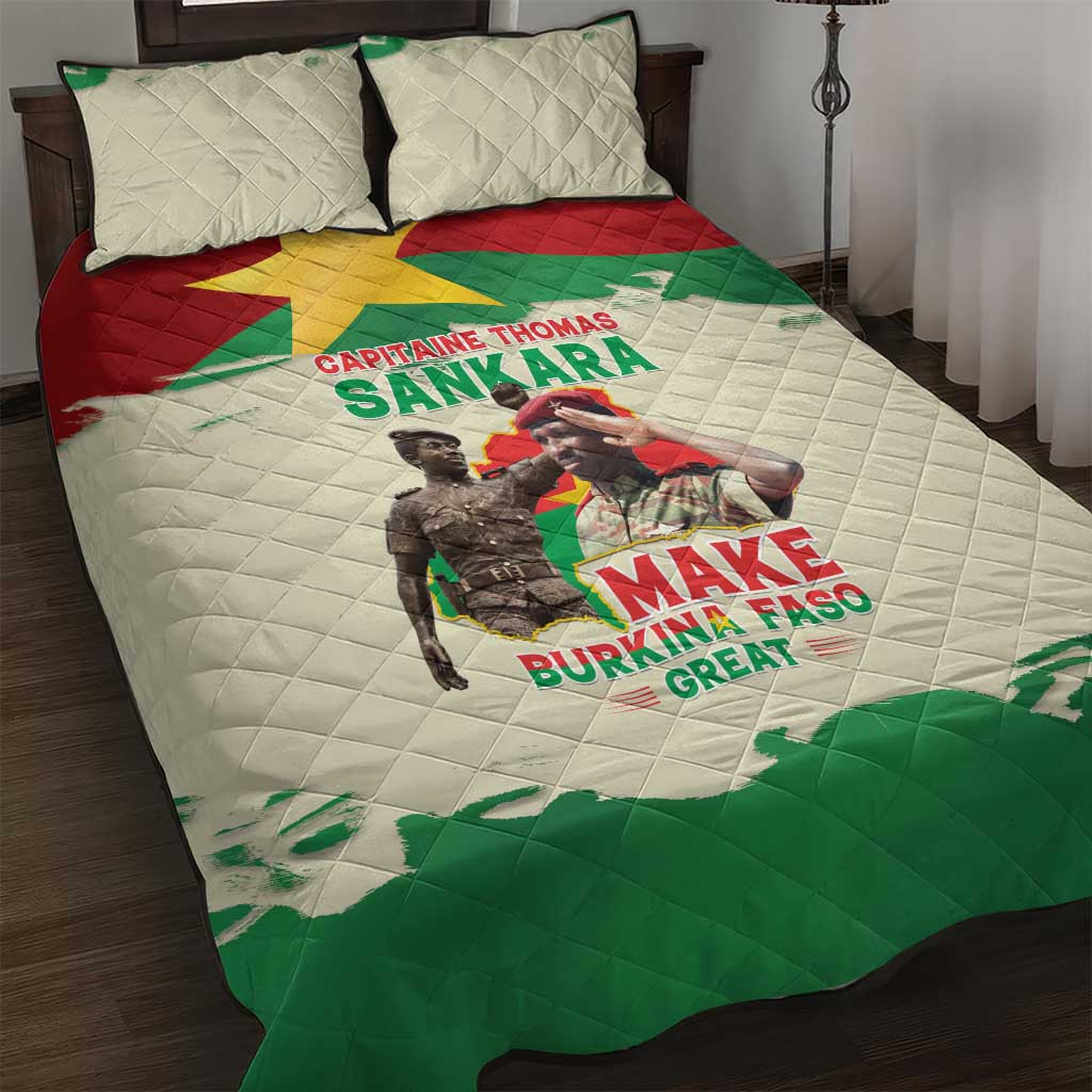 Thomas Sankara Quilt Bed Set Make Burkina Faso Great