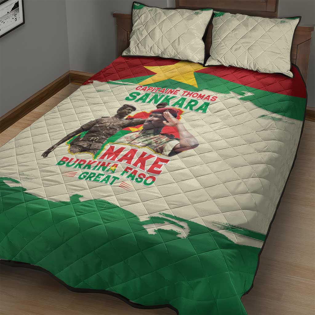 Thomas Sankara Quilt Bed Set Make Burkina Faso Great